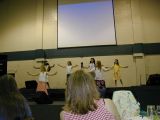 Katelyn Foley, Mrs. Cate, Aubrey Winn, Soomin Kang, Hanna Starke, and Kirstin doing a Hula DanceSat May 7 17:53:12 CDT 2005