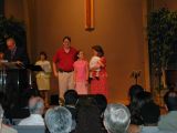 Pastor Denbow, Doris, Tim, Kirstin, Cindy and JessicaSun Aug 28 10:18:22 CDT 2005