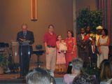 Pastor Denbow, Tim, Kirstin, Jessica and CindySun Aug 28 10:19:58 CDT 2005