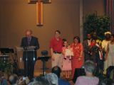 Pastor Denbow, Tim, Kirstin, Jessica, and CindySun Aug 28 10:20:50 CDT 2005