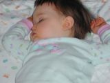 Sleeping JJ on her 1st birthday at 12:19 amSat Oct 8 23:25:48 CDT 2005